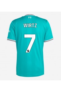 Fotbalové Dres Liverpool Florian Wirtz #7 Třetí Oblečení 2025-26 Krátký Rukáv